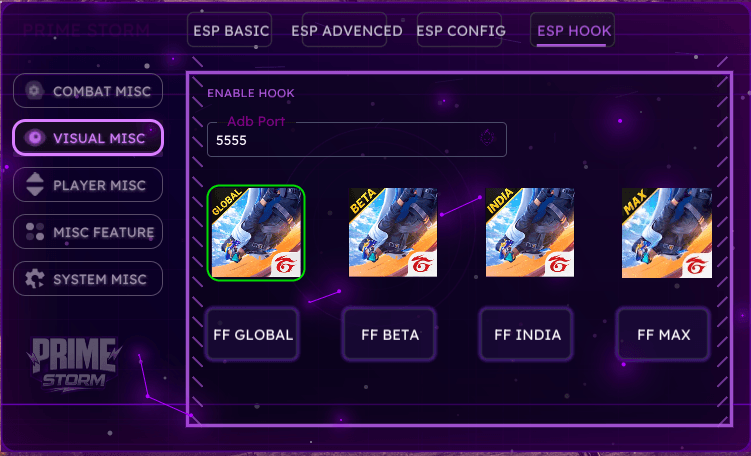 Prime Storm launcher and menu screenshot 7